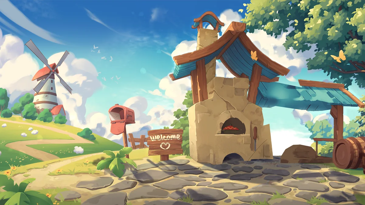 Dragon Shelter Steam store background art